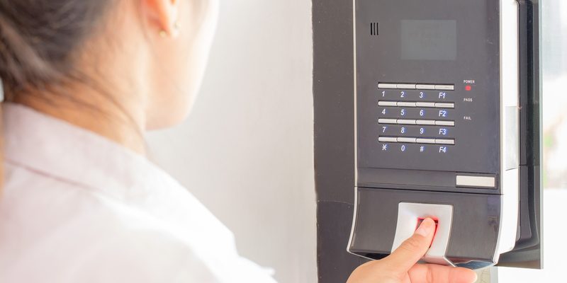 electronic key and finger access control system